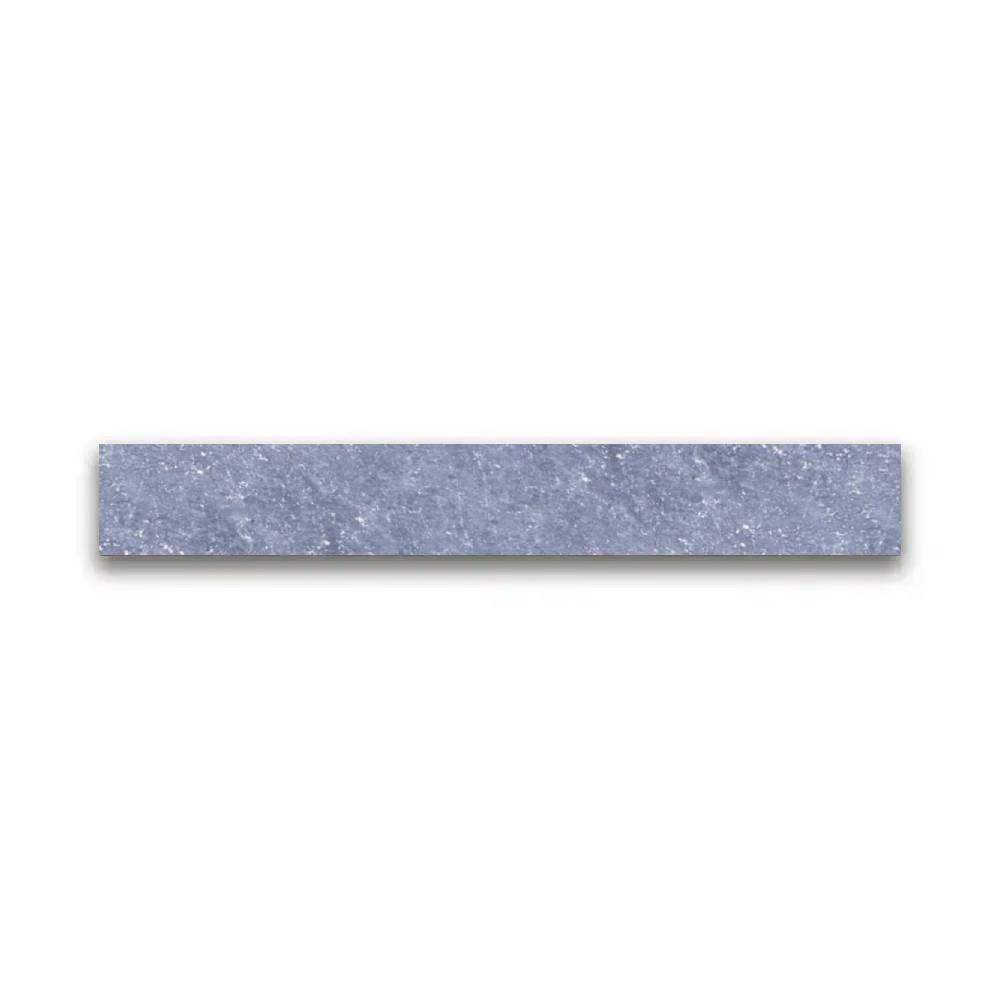 [BP84015BT] Bluestone marmer vloertegel 8 x 40 x 1.2 cm plint model b getrommeld