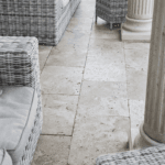 Classic travertin terrastegel 40.6 x 61 x 3 cm  getrommeld - Afbeelding 8