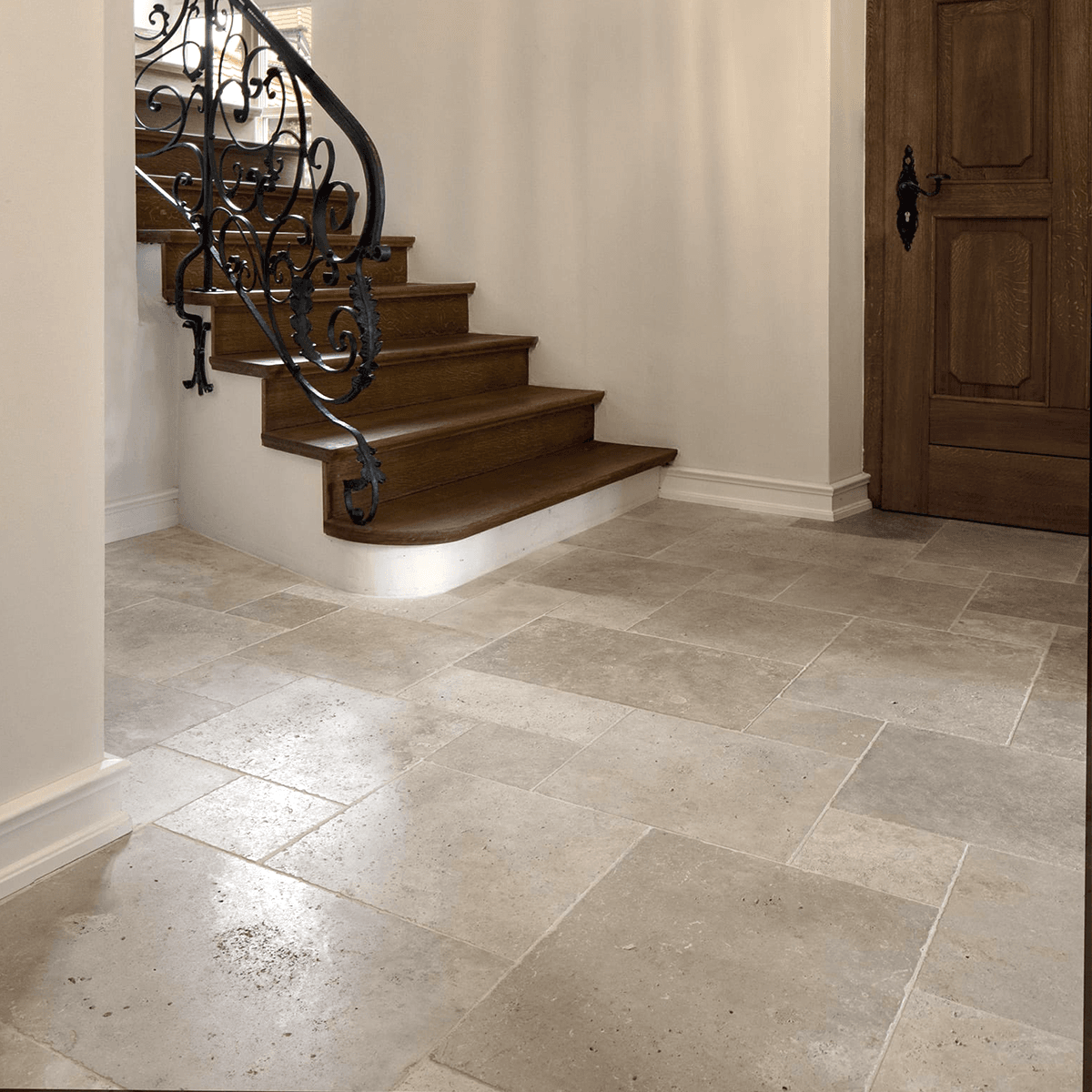 Classic light travertin vloertegel kleine roman set 1. 2 cm model a getrommeld Classic light travertin vloertegel kleine roman set 1. 2 cm model a getrommeld