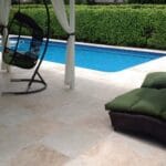 Classic Light travertin terrastegel 61 x 61 x 3 cm  getrommeld