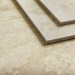 Light travertin vloertegel 40.6 x 61 x 1.2 cm  gezoet en gestopt