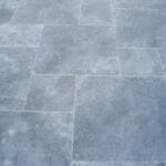Sky Blue marmer terrastegel  kleine roman set 3 cm model b getrommeld